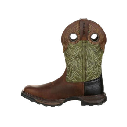 Rocky Unisex Durango Maverick Waterproof Western Work Oiled Brown Forest Green Boot