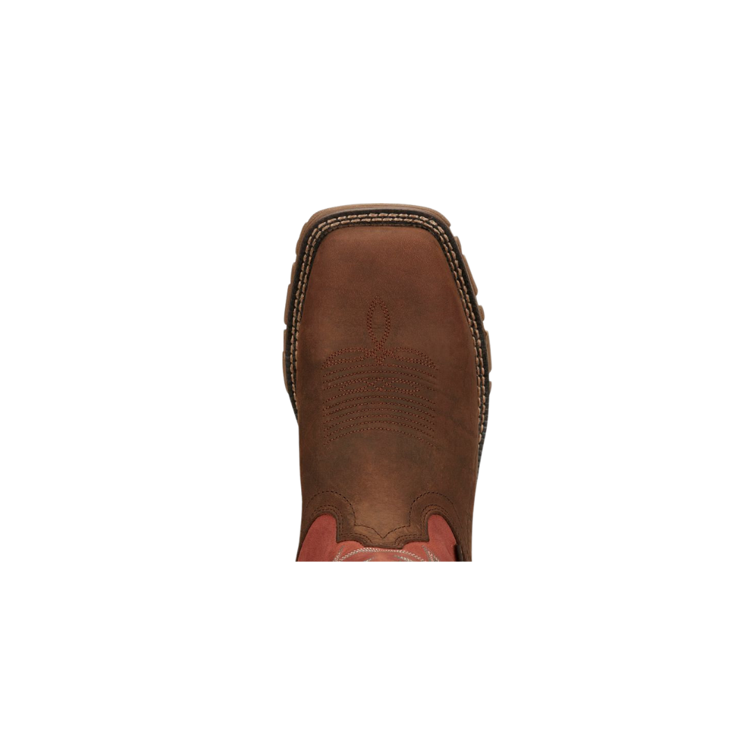 Tony Lama Men's Chestnut Roustabout Work Brown Boots