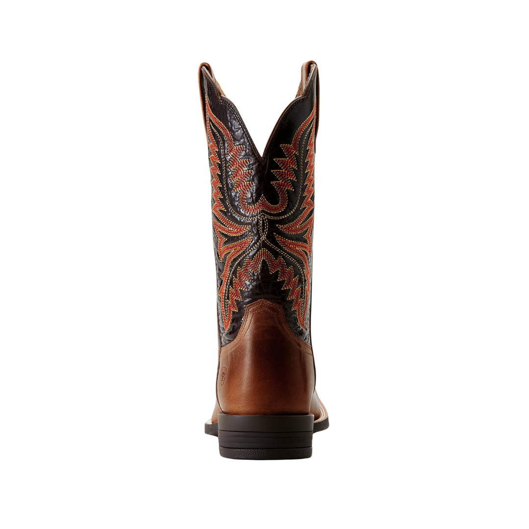 Ariat Men's Brush Creek Cowboy Mesa Than Thunder Brown Boots