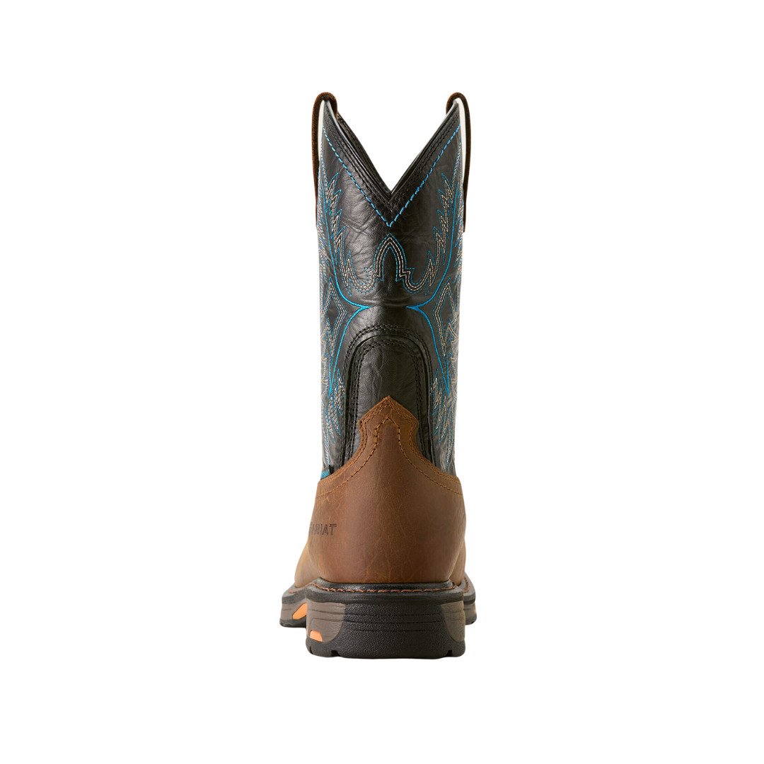 Ariat Men's Waterproof Composite Work Tumbled Brown Boots