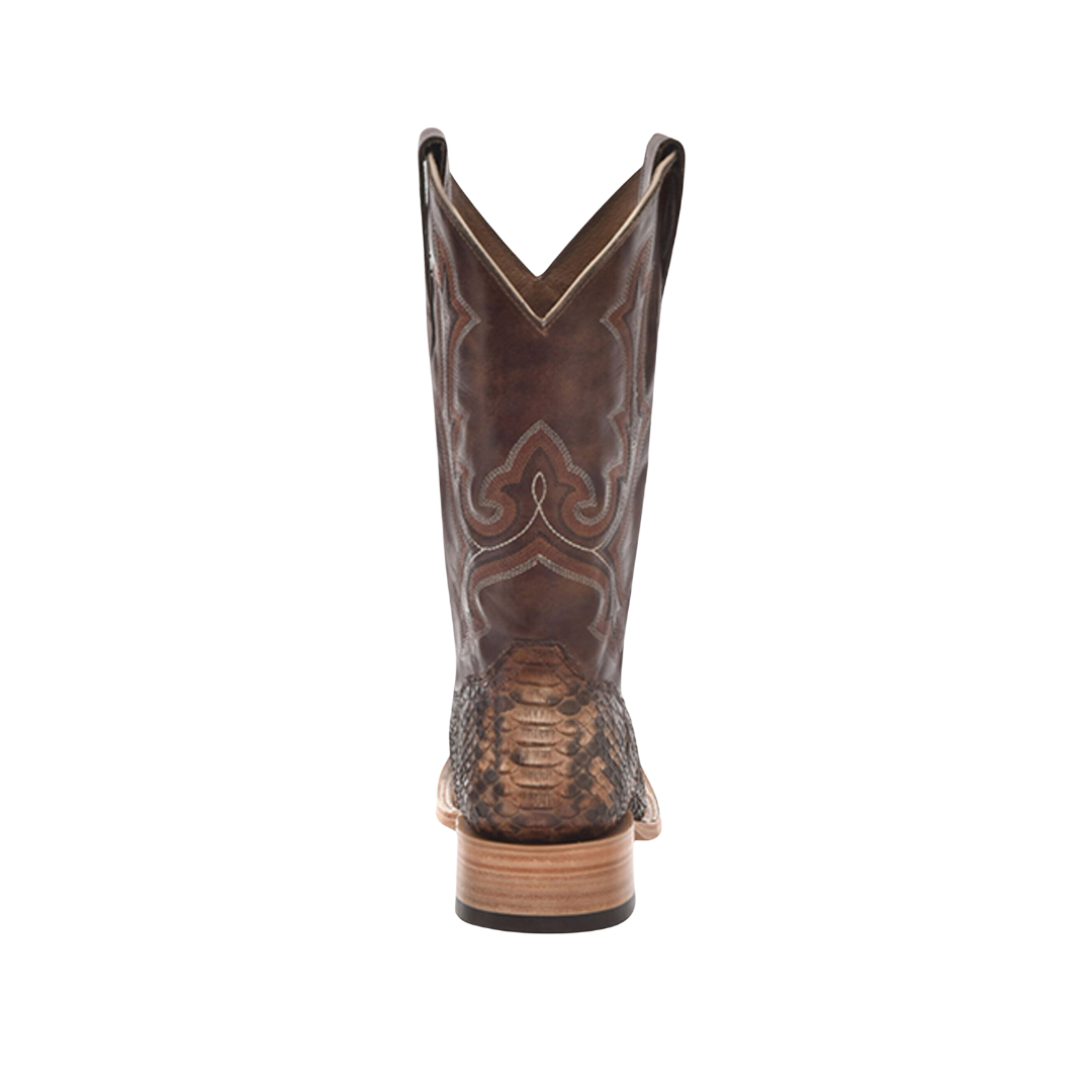 Corral Men's Exotic Python Western Broad Natural Brown Boots