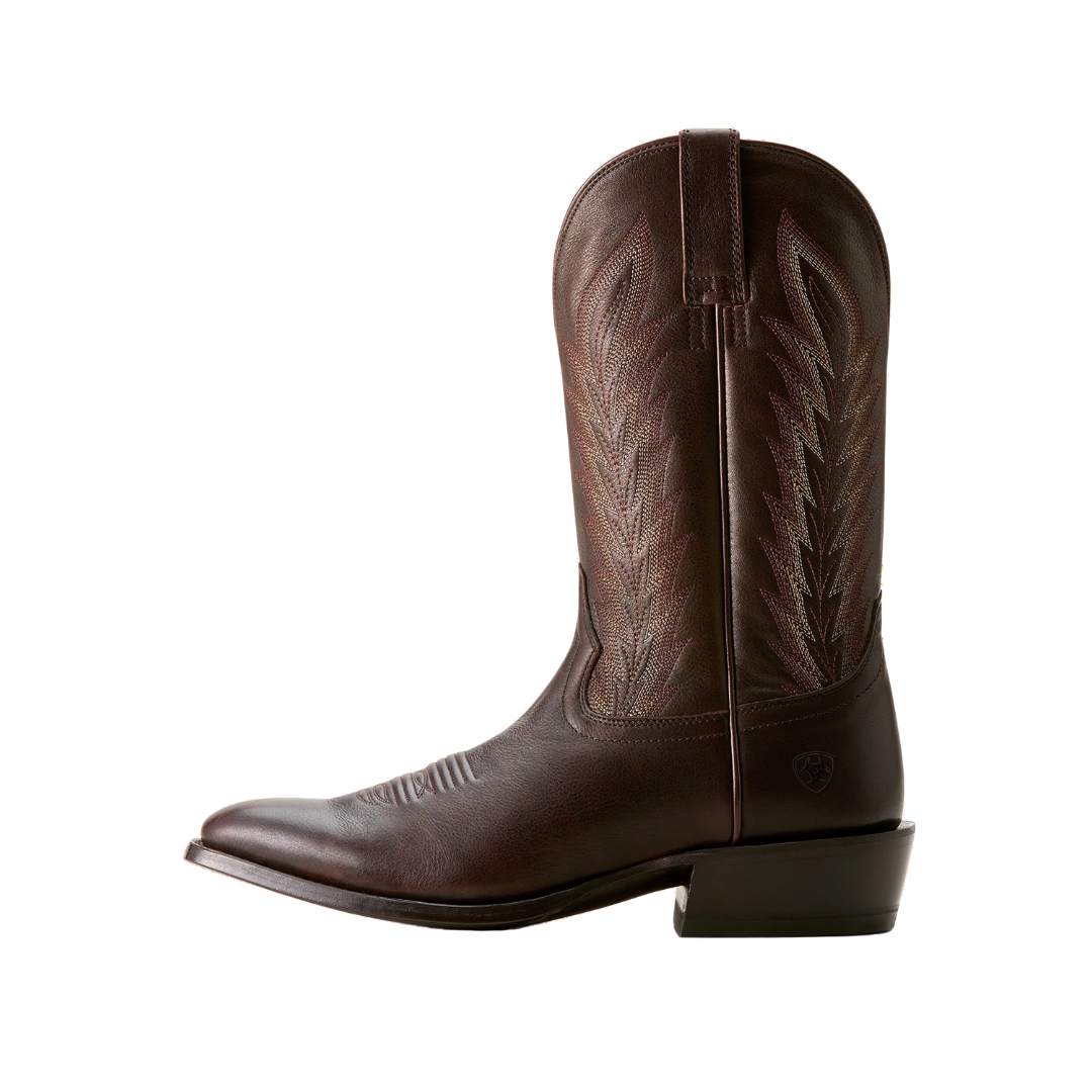 Ariat Men's Embroidered Chocolate Brown Boots