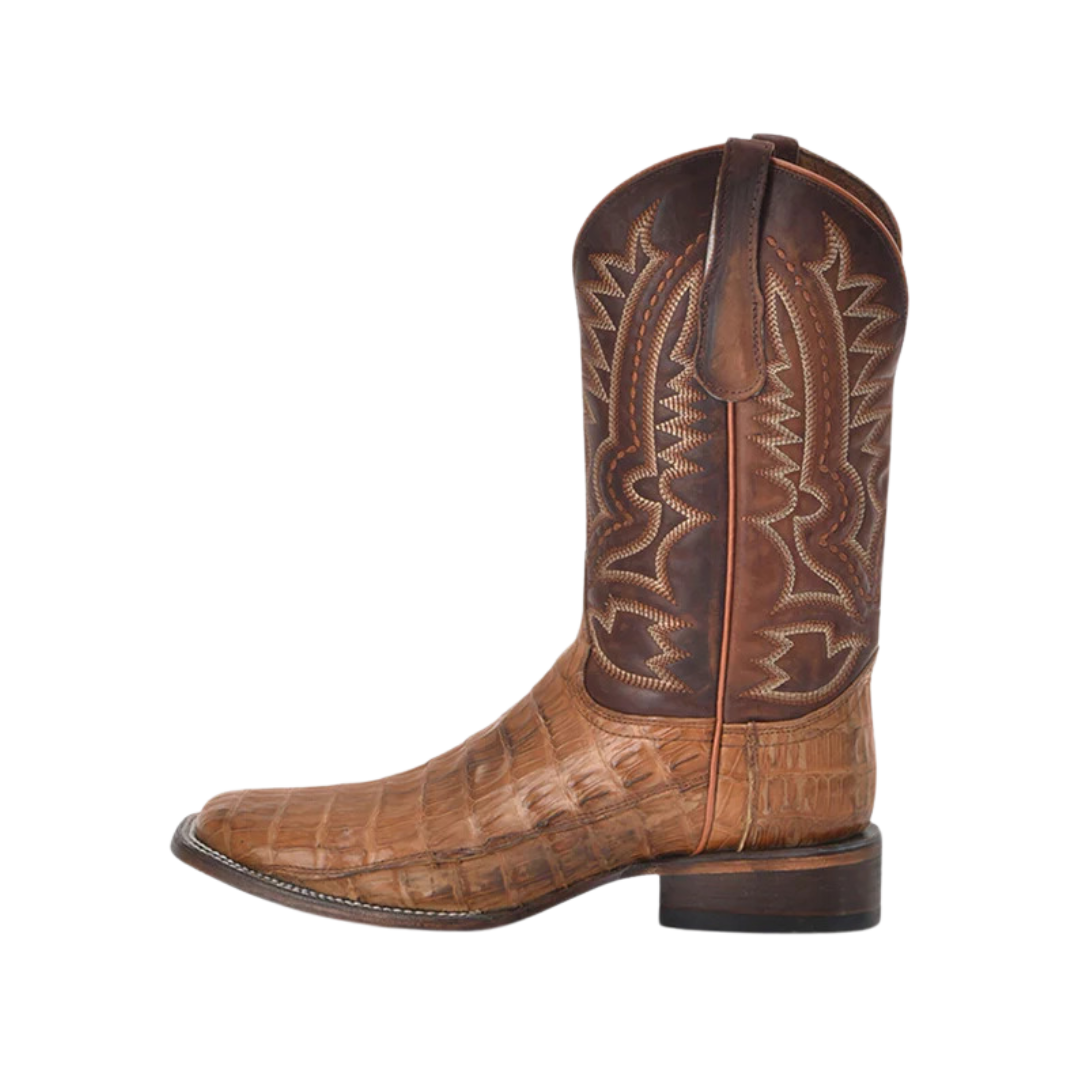 Corral Men's Tan Caiman Instep Shedron Boots