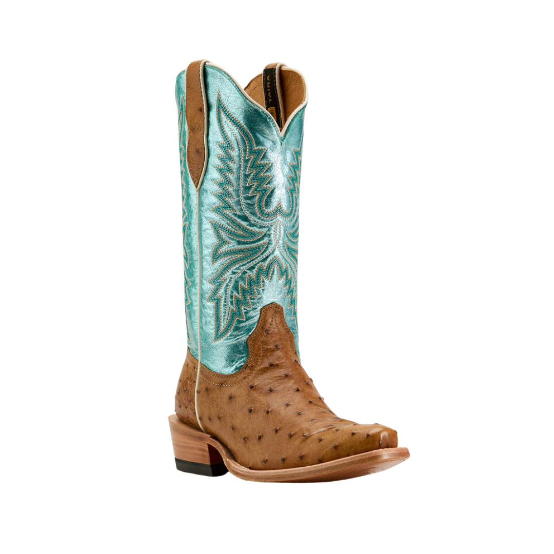 Ariat Men's Futurity Revival Antique Saddle Full Quill Mint Shin Boots