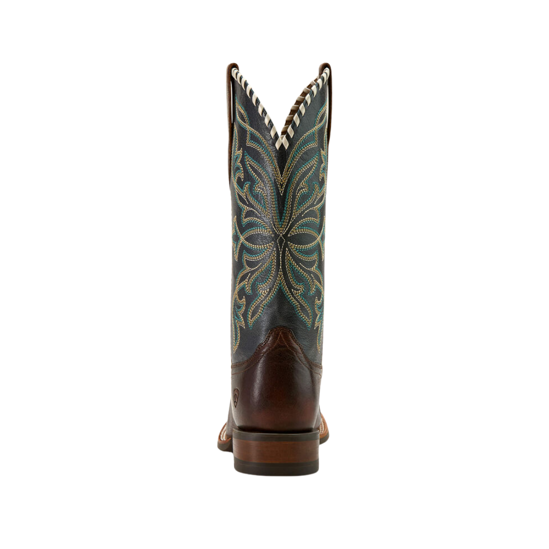Ariat Men's Showdown Western Expresso Textured Blue Boots
