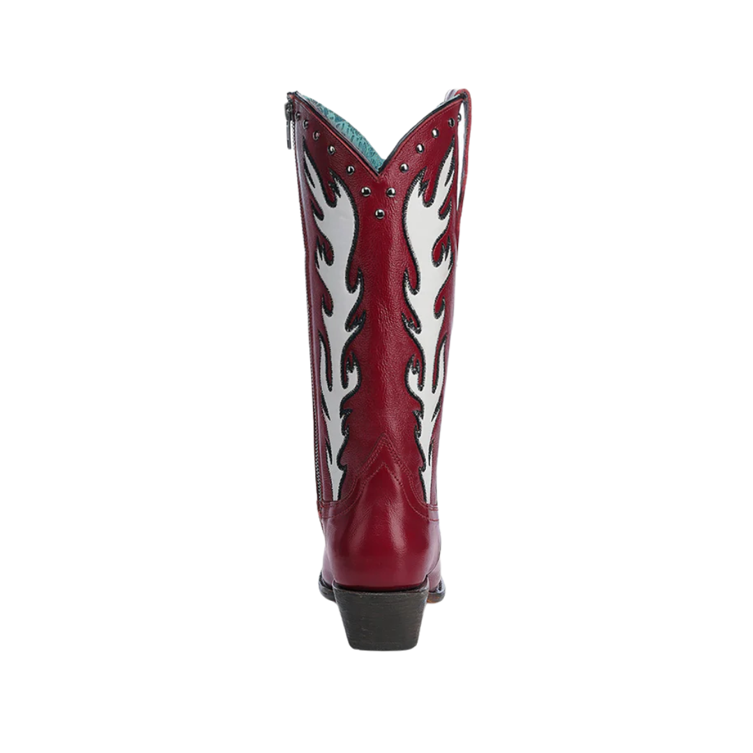 Corral Women's Embroidery Leather Red Boots