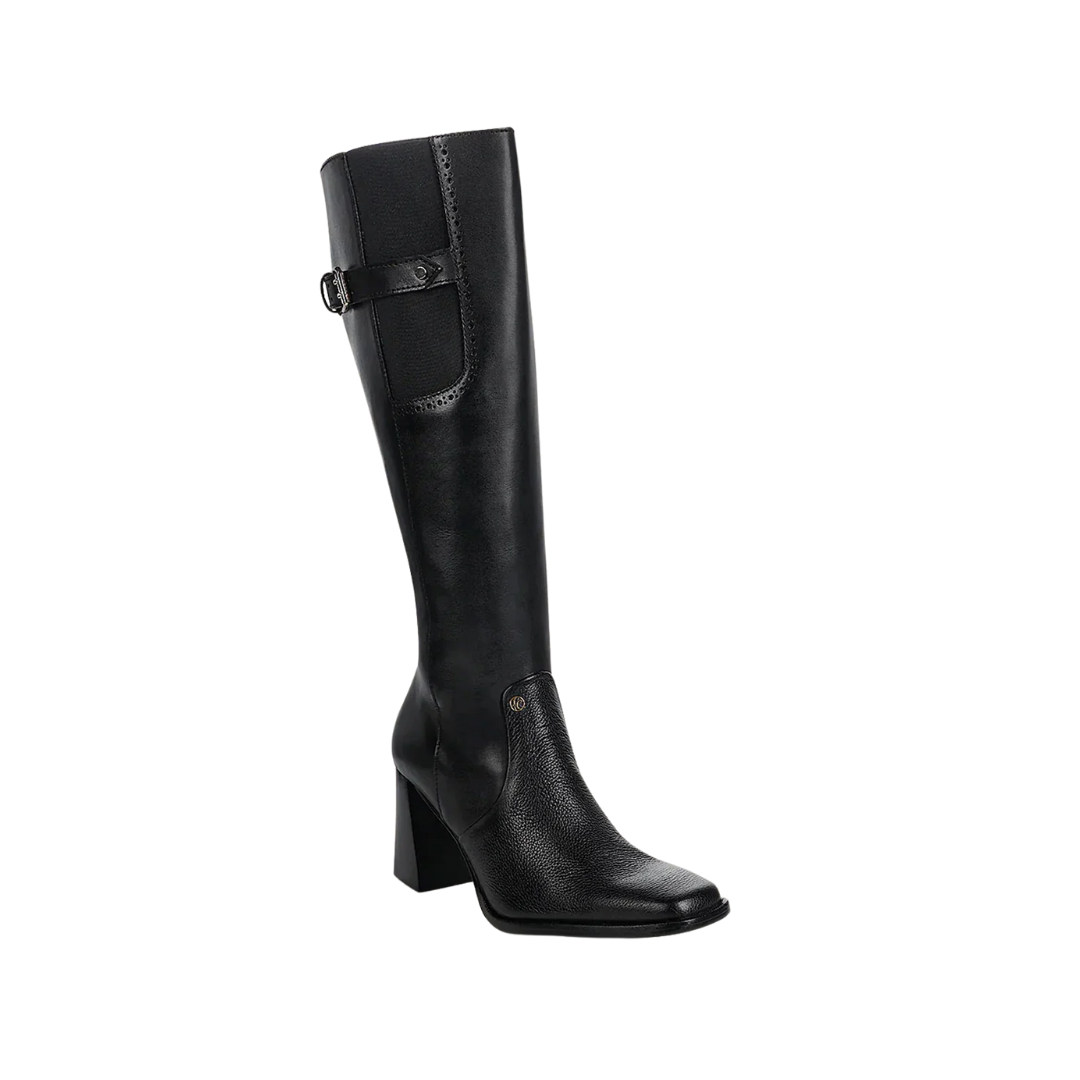 Cuadra Women's French Zipper Black Boots