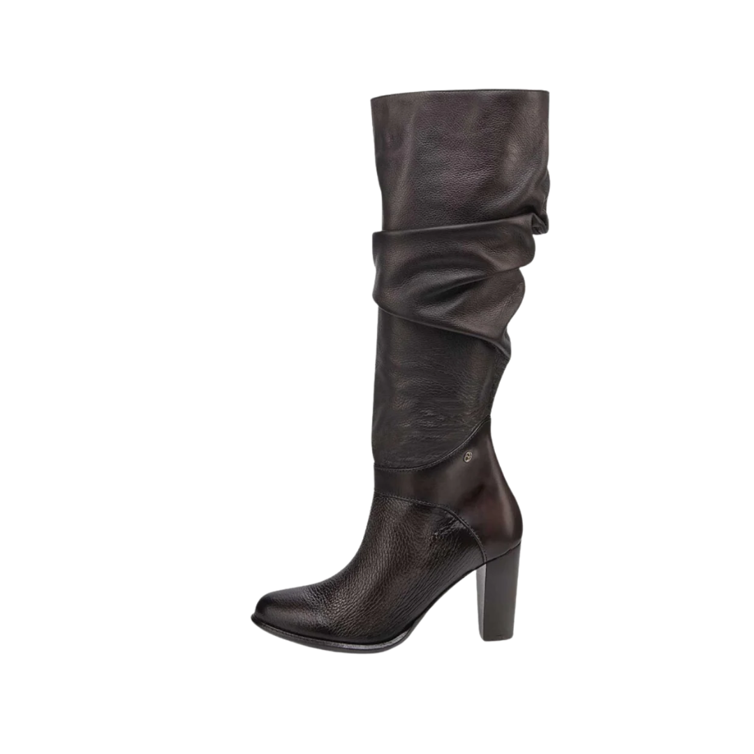 Cuadra Women's Deer Zipper Round Brown Boots