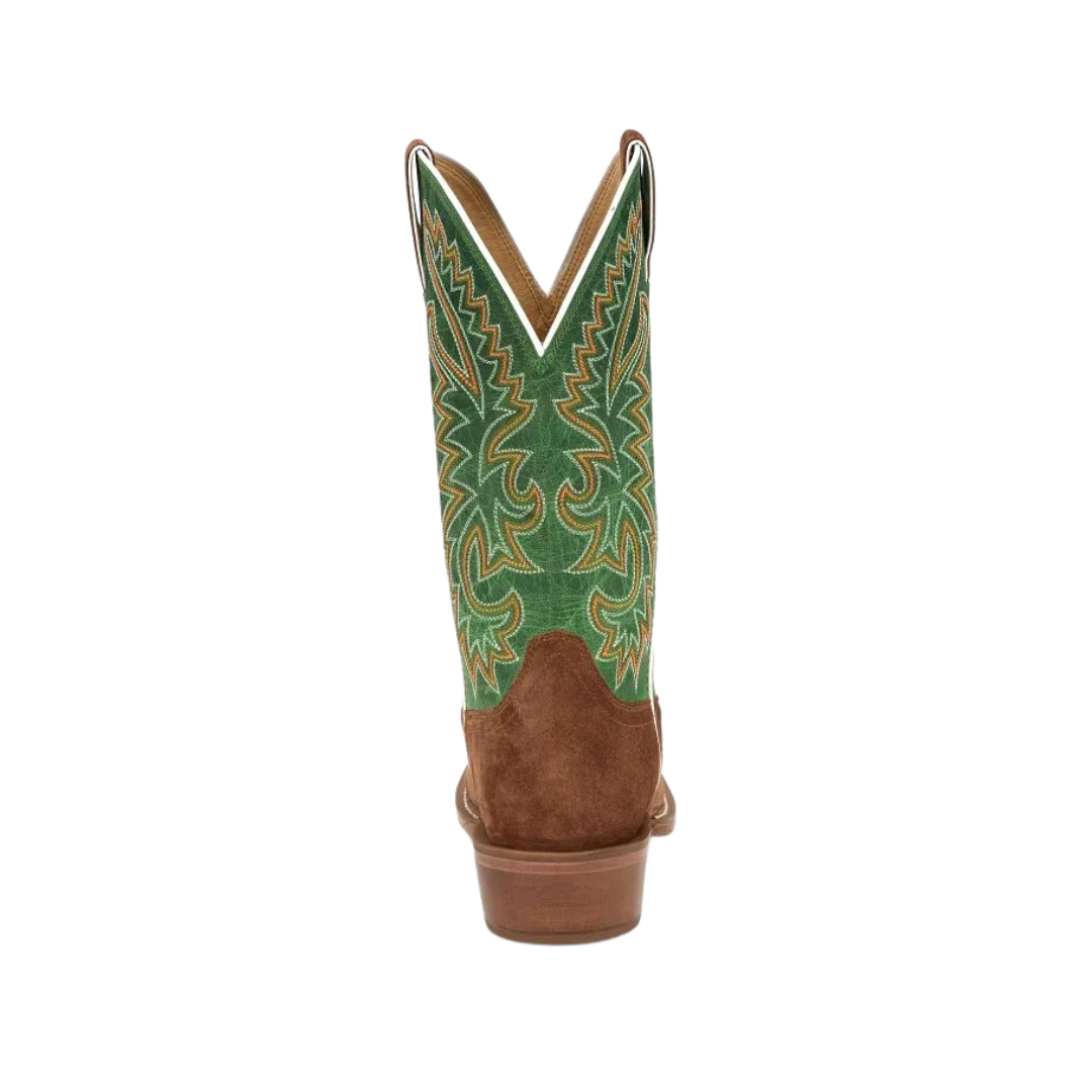 Justin Men's Western Alfalfa Green Goat Boots