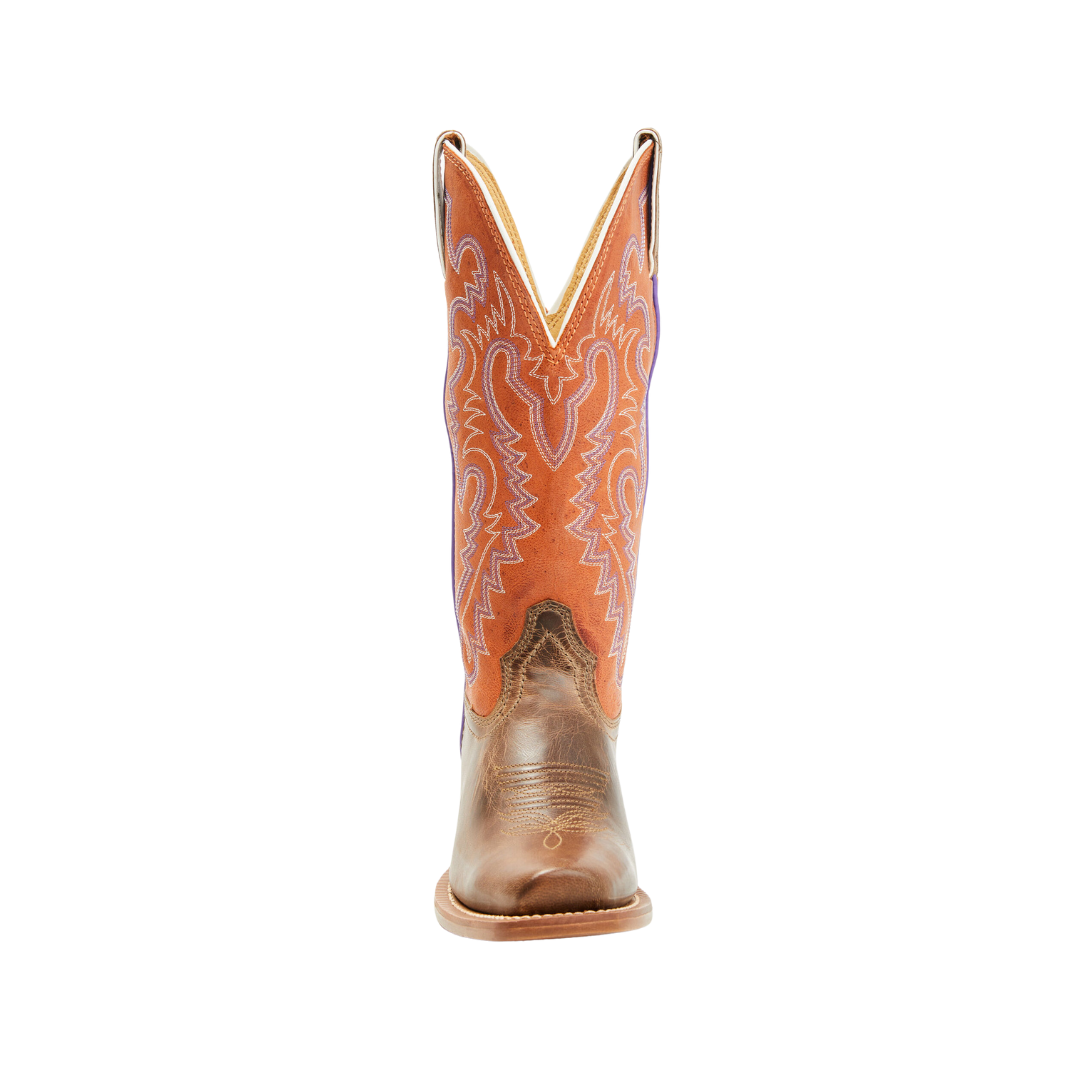 Justin Women's New Golden Western Square Tan Boots