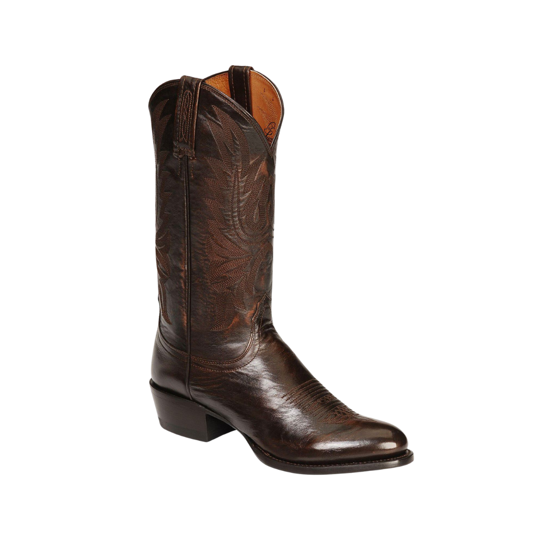 Lucchese Men's Carson Walnut Calf Brown Boots