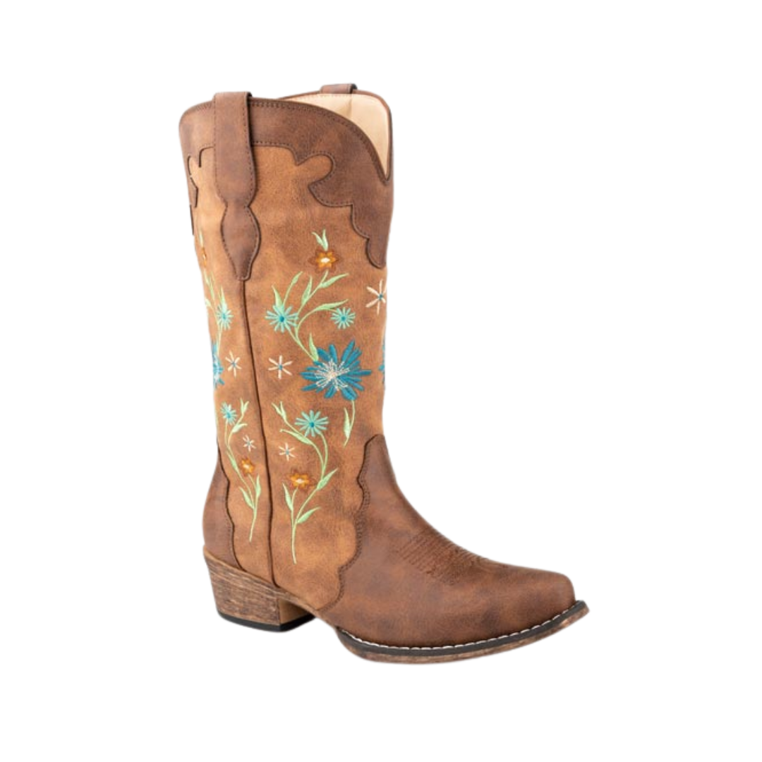 Roper Footwear Women's Riley Cord Vintage Brown Boots