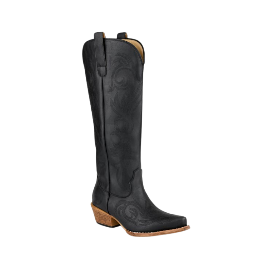 Roper Women's Ryder Vintage 15" Black Boots