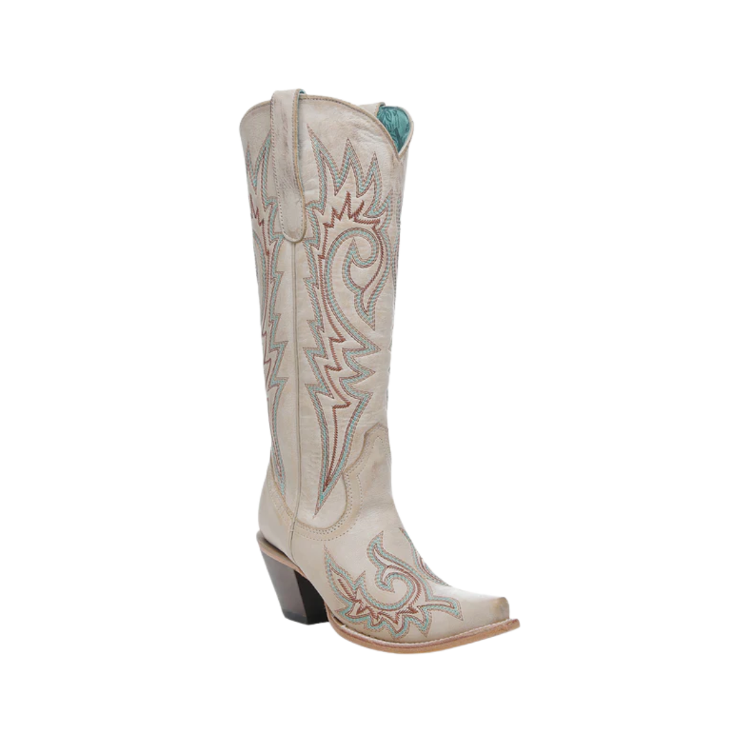Corral Women's Embroidery Bone Snip Blue Boots