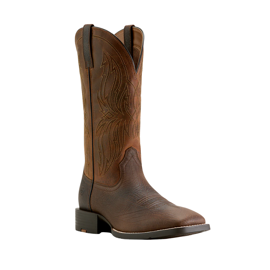 Ariat Men's Sport Rustler Toffee Oak Boots | Western Performance