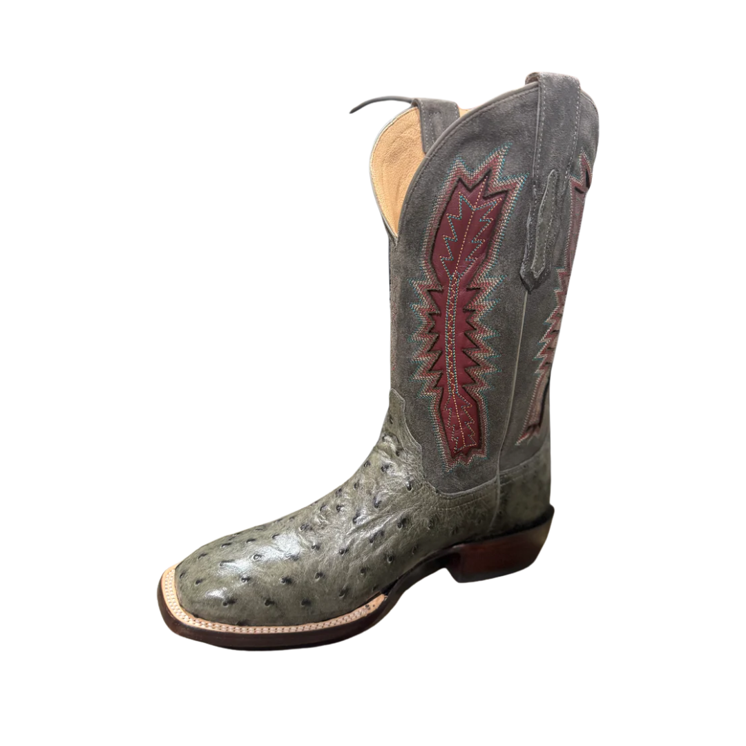 Lucchese Men's Western Roscoe Anthracite Grey Boots