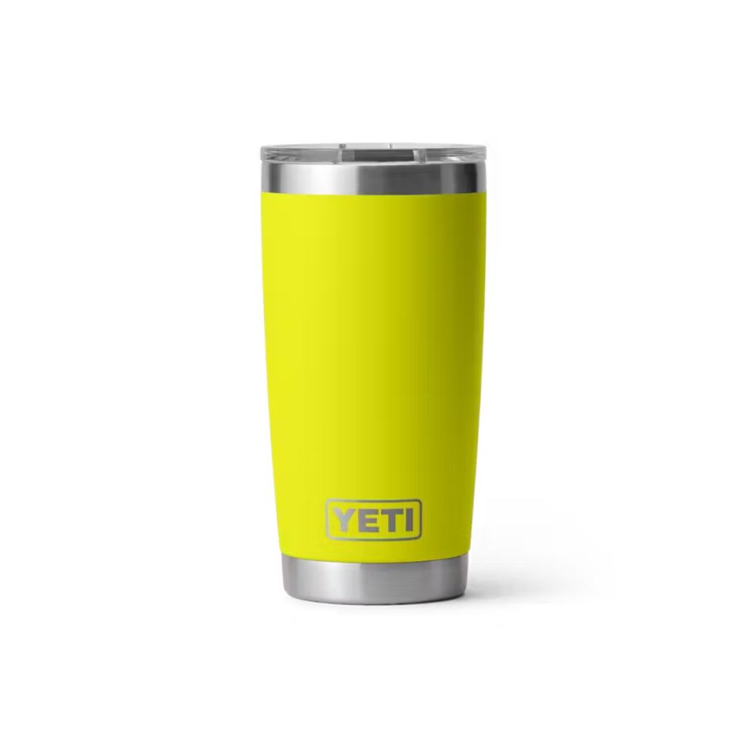 Yeti Rambler 20oz Firefly Yellow Tumbler