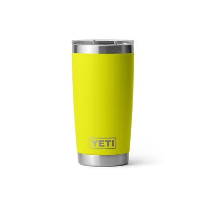 Yeti Rambler 20oz Firefly Yellow Tumbler