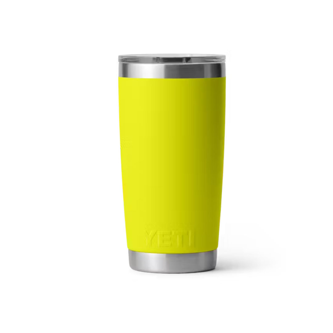 Yeti Rambler 20oz Firefly Yellow Tumbler