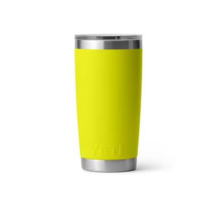 Yeti Rambler 20oz Firefly Yellow Tumbler