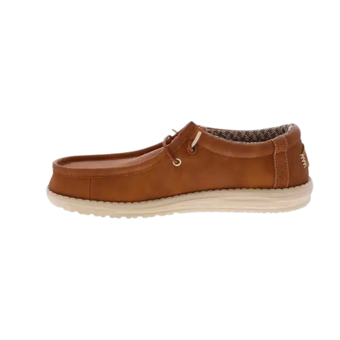 Hey Dude Men's Wally Classic Brown Shoes