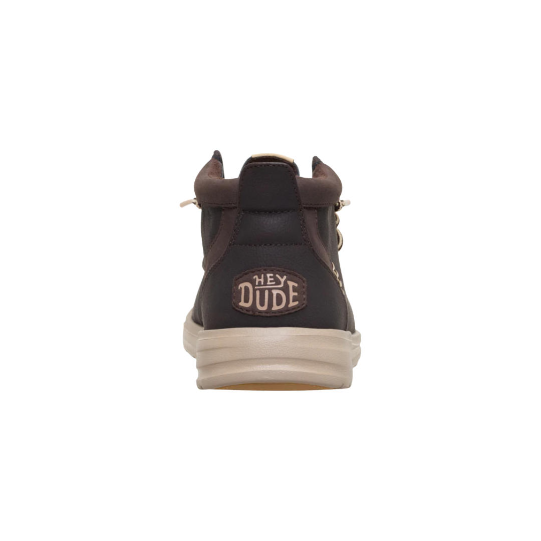 Hey Dude Men's Wally Mid Gripr Mole Brown Shoes