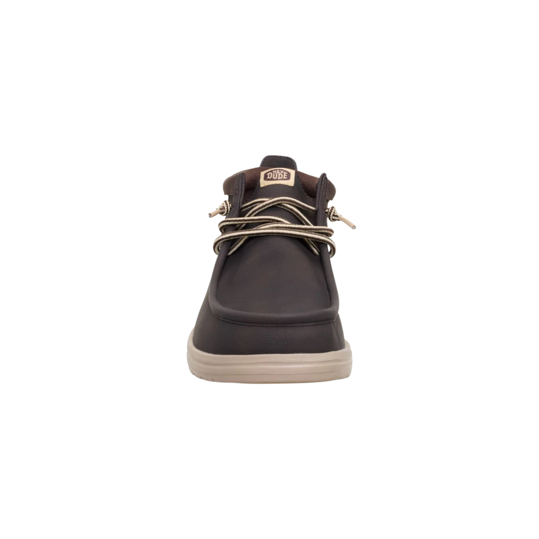 Hey Dude Men's Wally Mid Gripr Mole Brown Shoes