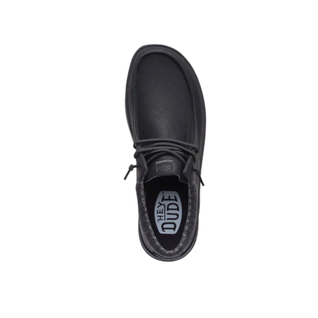 Hey Dude Men's Wally Paul Classic Black Shoes
