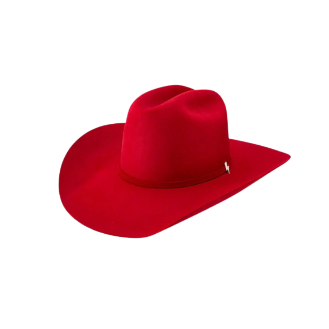 Resistol Men's AC 10X Candy Apple Red Hat
