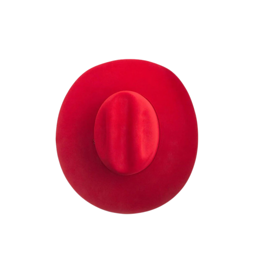 Resistol Men's AC 10X Candy Apple Red Hat