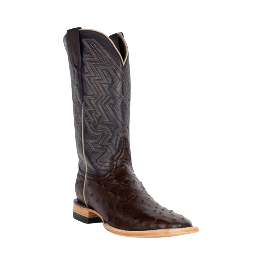 Resistol Men's Sienna FQ Ostrich Navy Boots