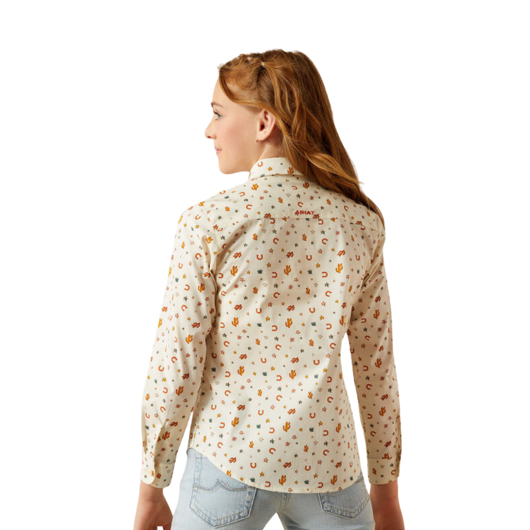 Ariat Youth Girl´s Team Kirby Sienna Allover Print Shirt