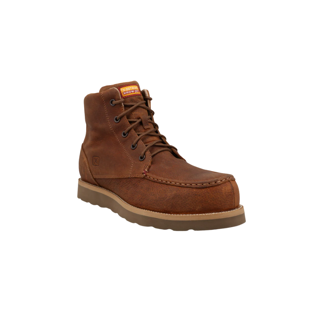 Twisted X Men's 6 Work Wedge Sole Boot Rawhide Boots