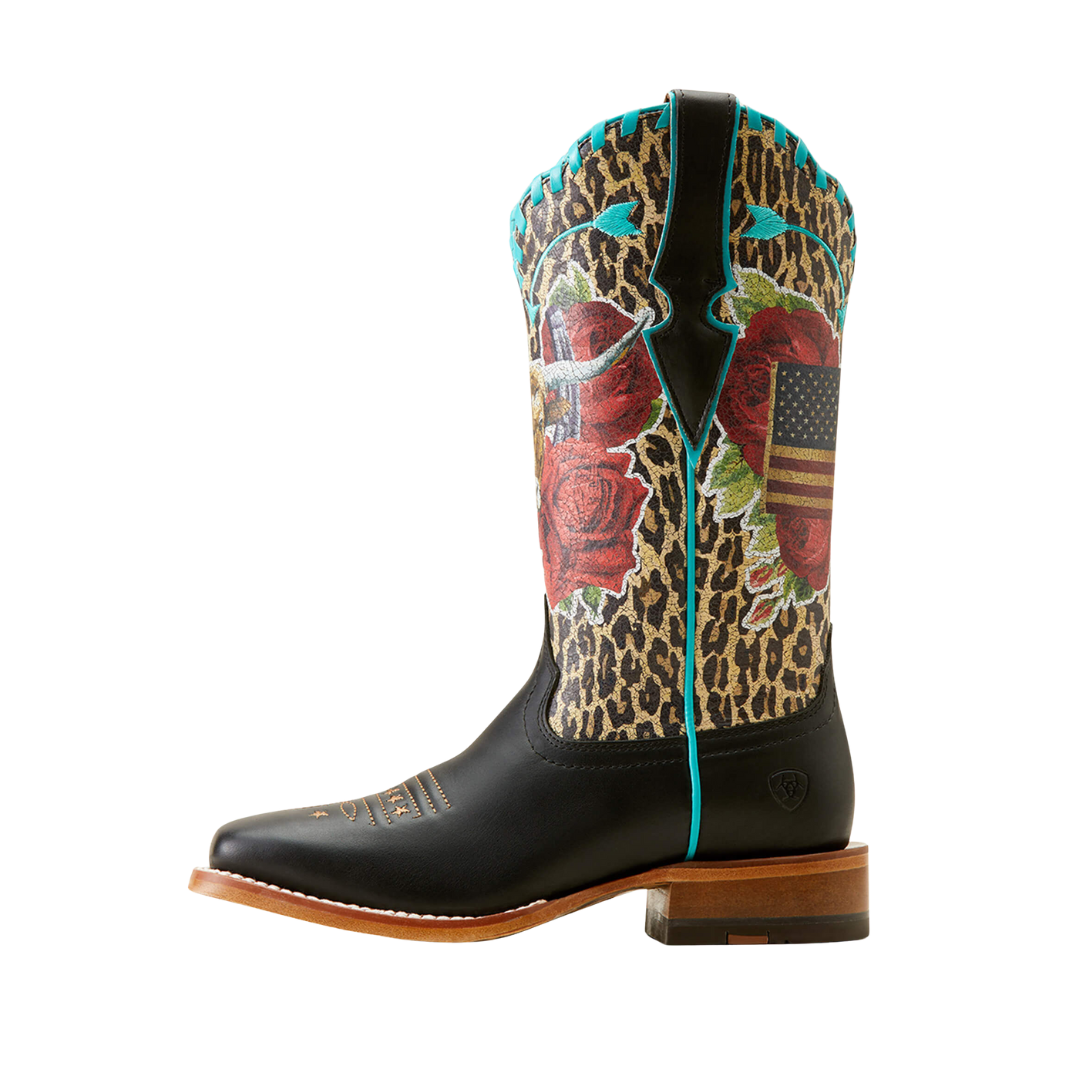 Ariat Women's Frontier Rodeo Quincy Rick Black Boots