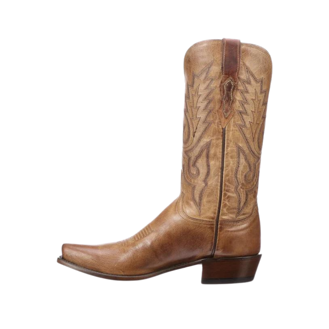Lucchese Men’s Lewis Tan Mad Dog Light Brown Boots