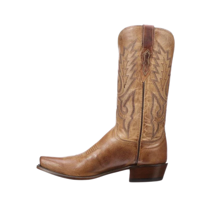Lucchese Men’s Lewis Tan Mad Dog Light Brown Boots