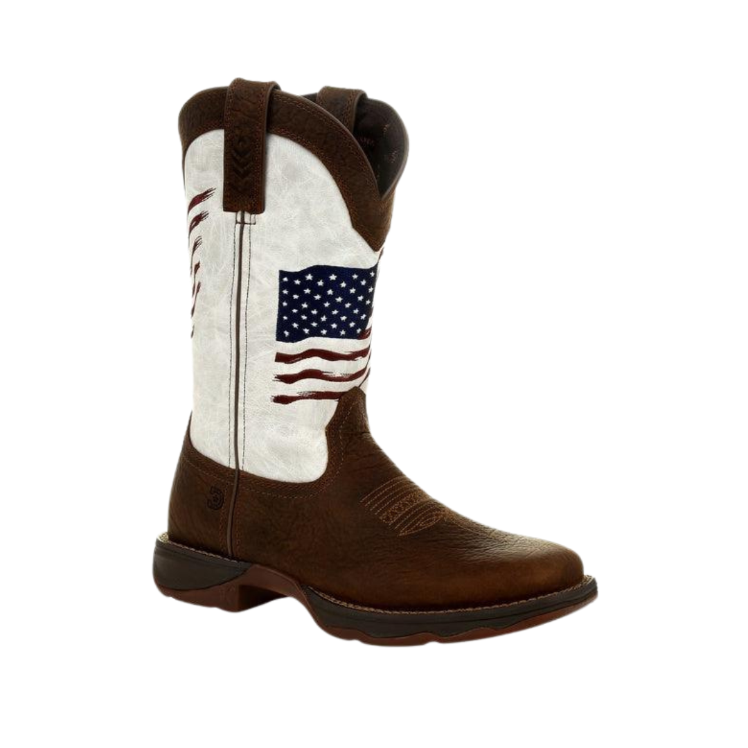 Rocky Boot Women's Durango Rebel Distressed Flag Embroidered Boots