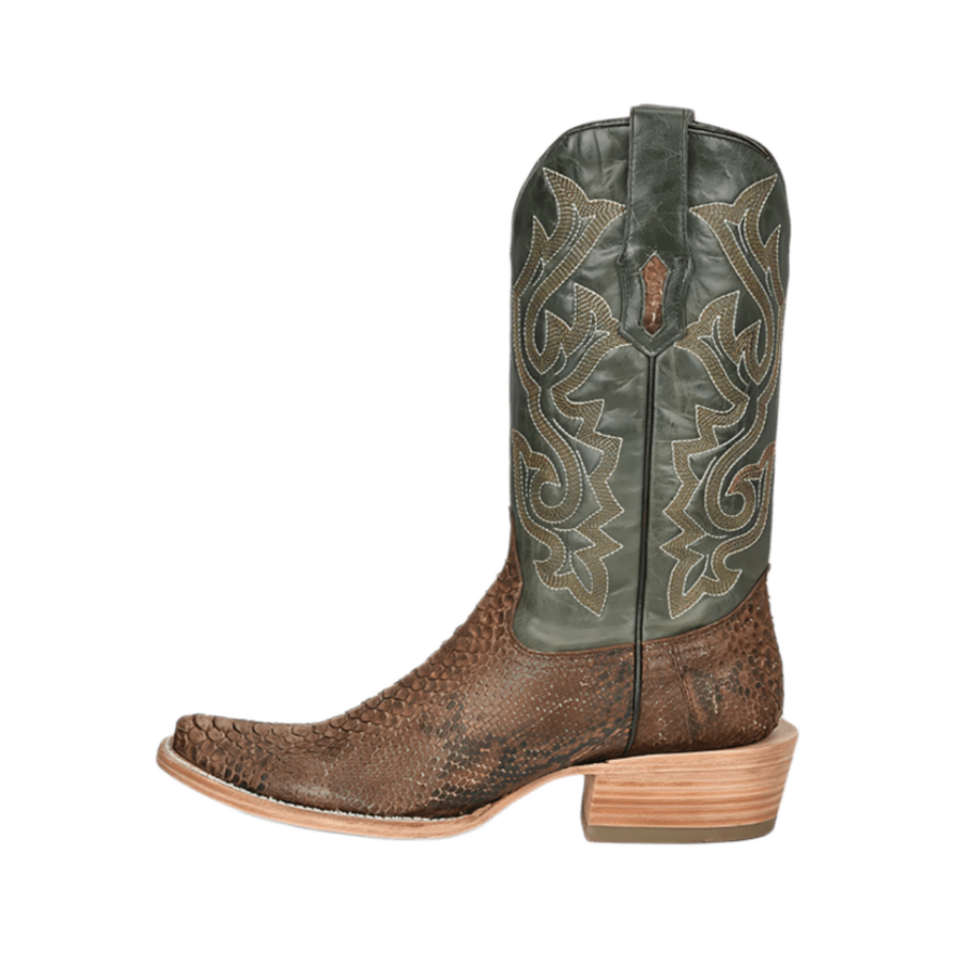 Corral Women's Python Embroidered Green Boots