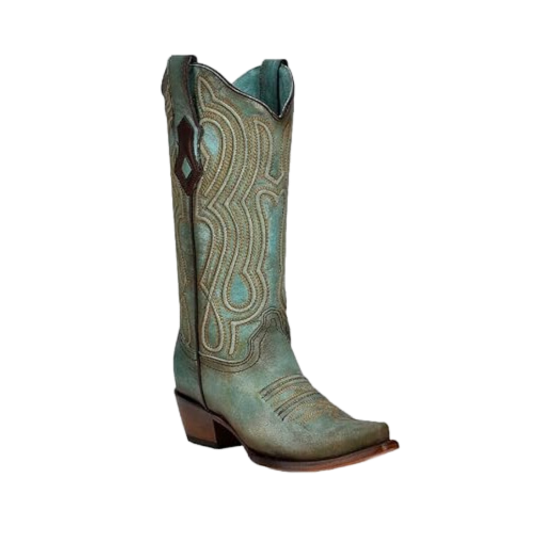 Corral Women's Embroidered Turquoise Boots
