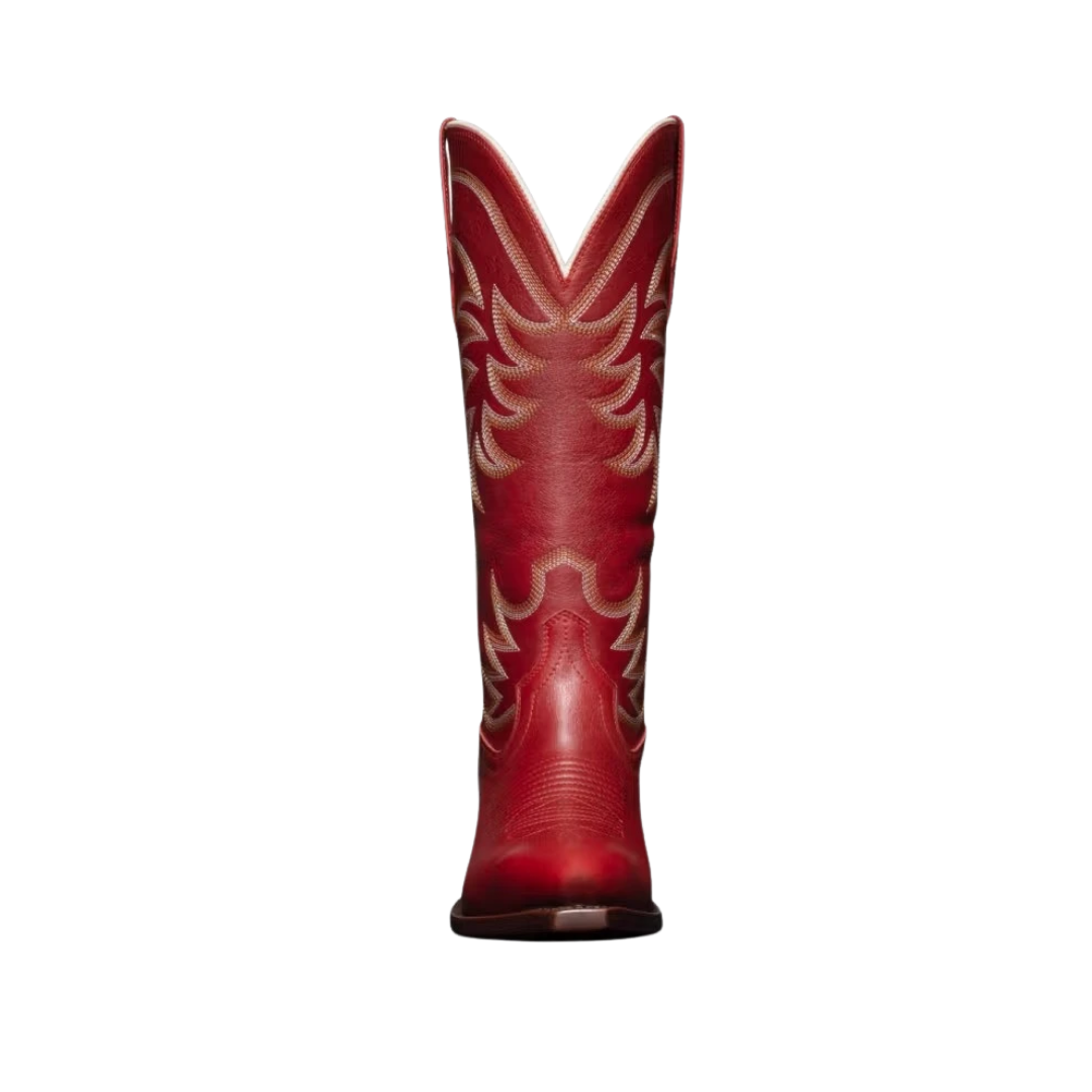 Tecovas Women's Annie Cowhide Scarlet Red Boots
