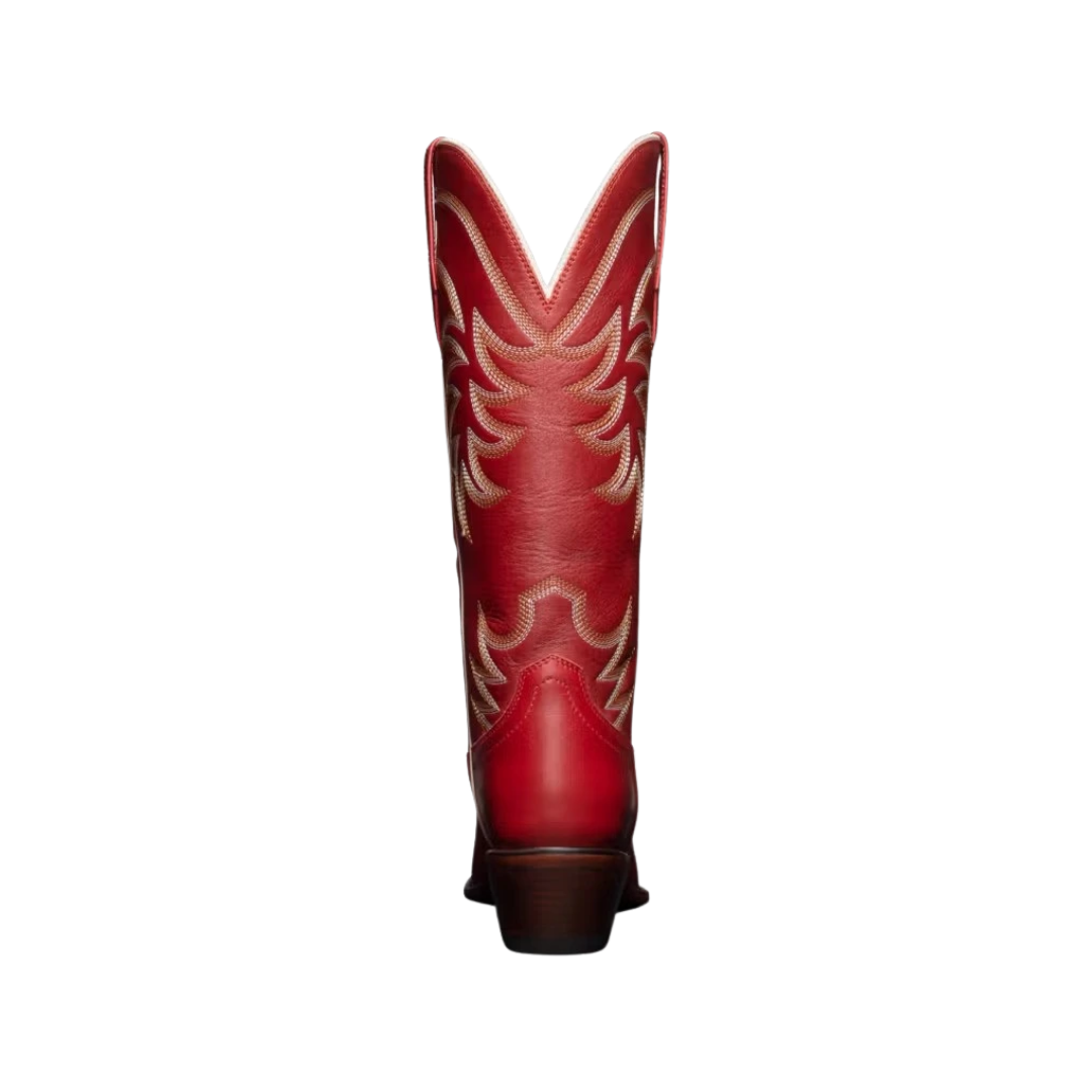 Tecovas Women's Annie Cowhide Scarlet Red Boots