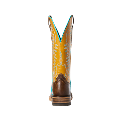 Ariat Women's Belmont Mustard Cowboy Brown Boots