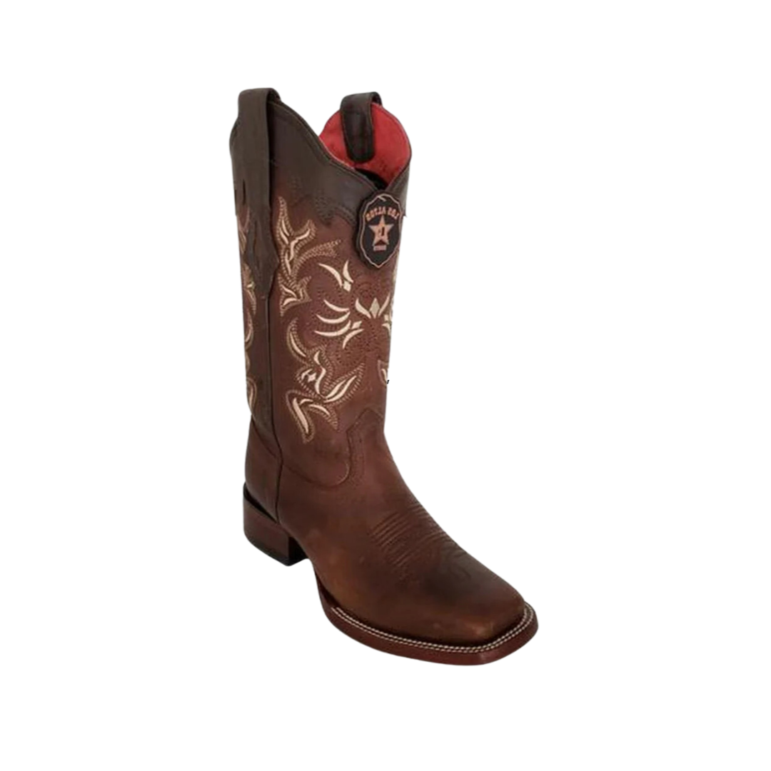 Los Altos Women's Rage Western Square Brown Boots