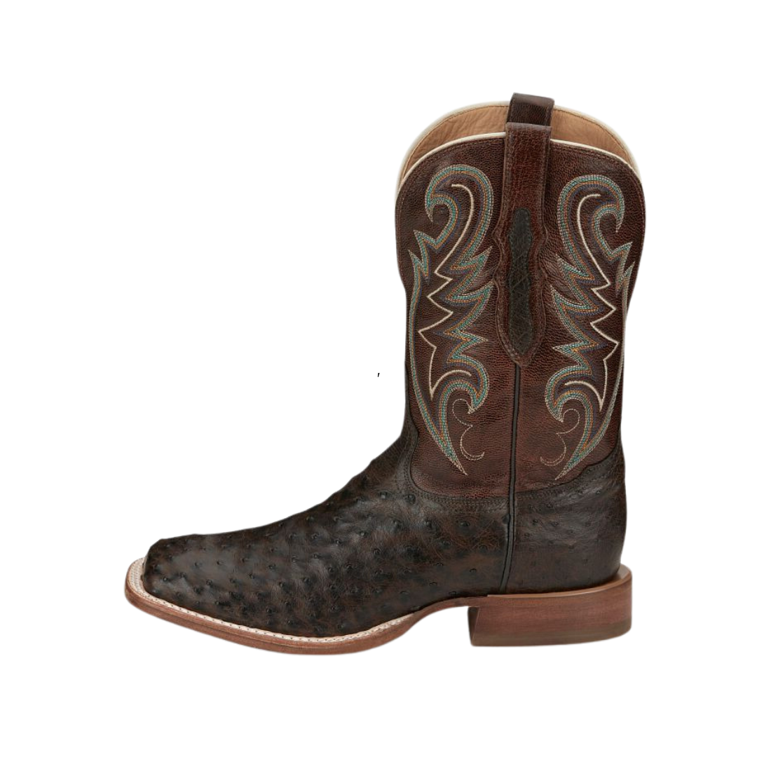 Tony Lama Men's Sienna Exotic Full Quill Brown Boots