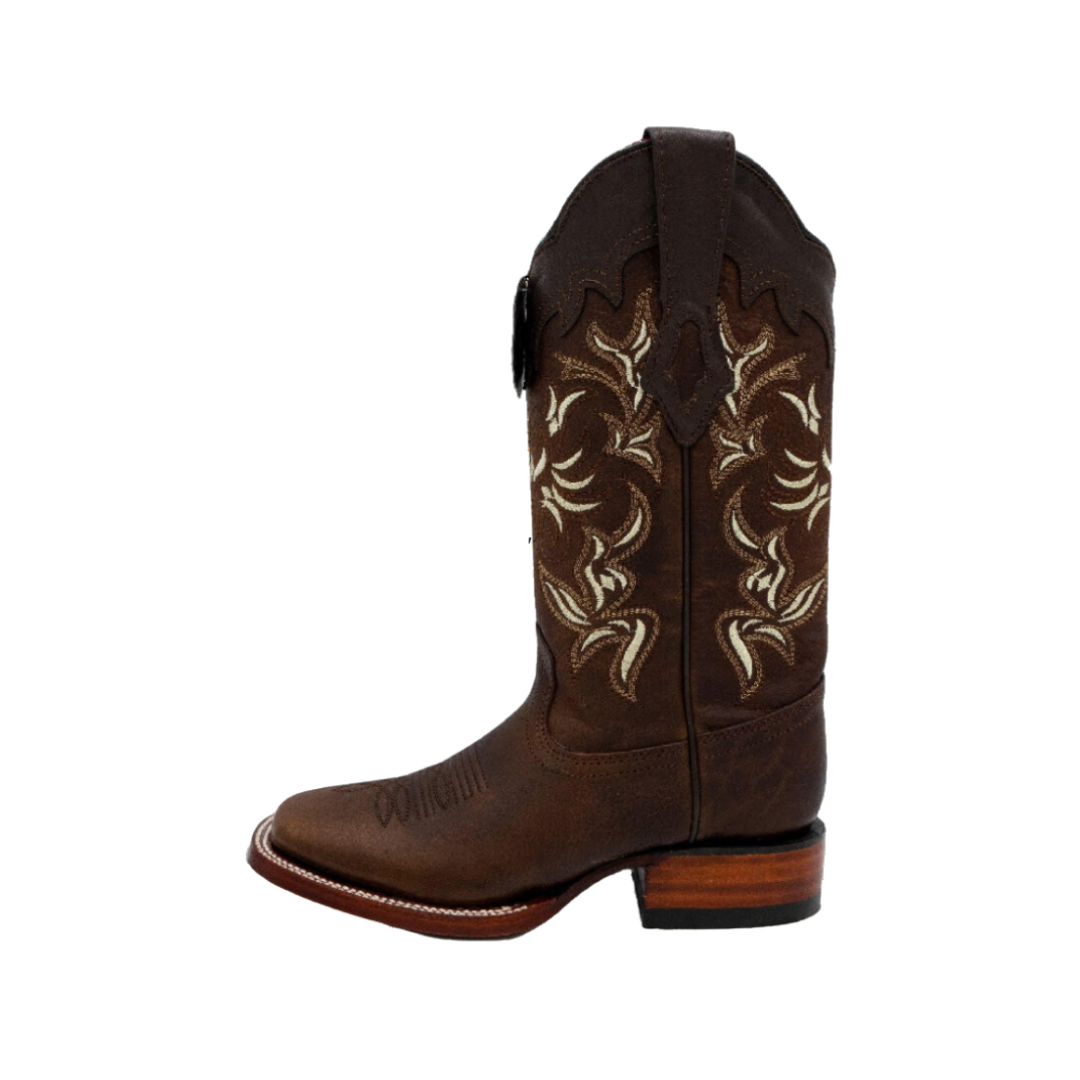 Los Altos Women's Rage Western Square Brown Boots