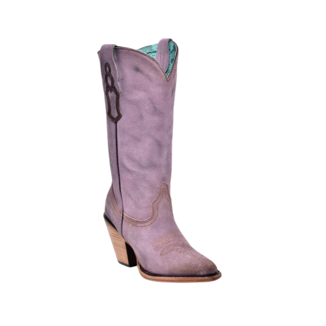 Corral Women's Lilac Embroidery Snip Toe Boots