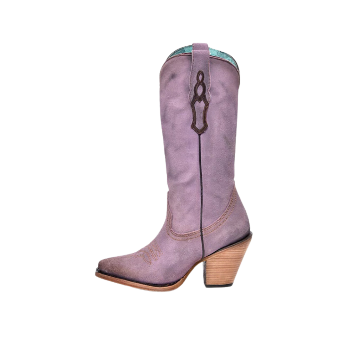 Corral Women's Lilac Embroidery Snip Toe Boots