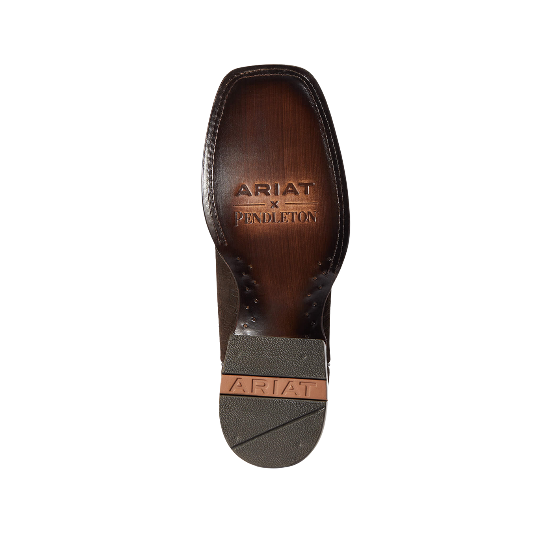 Ariat Men's Circuit Pendleton Dark Coffee Boots