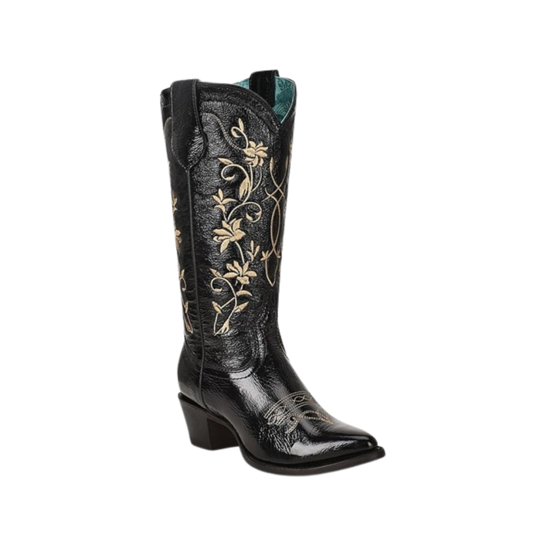 Corral Women's Leather Western Black Boots