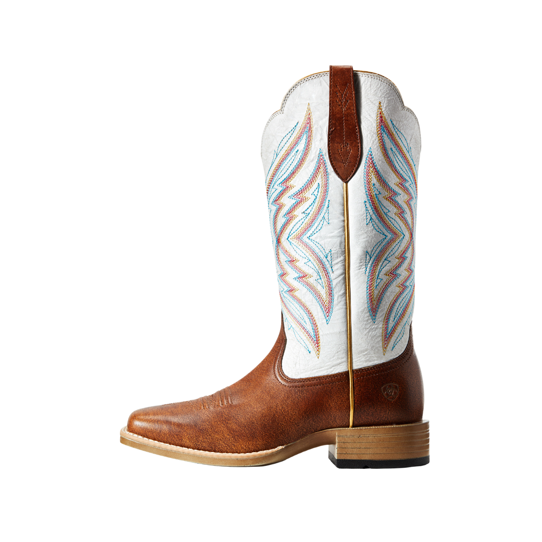 Ariat Women's Western Pinnacle Amber Brown Boots